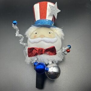 Patriotic Light Up Wine Cork 4th Of July USA 250 Top Hat Uncle Sam‎